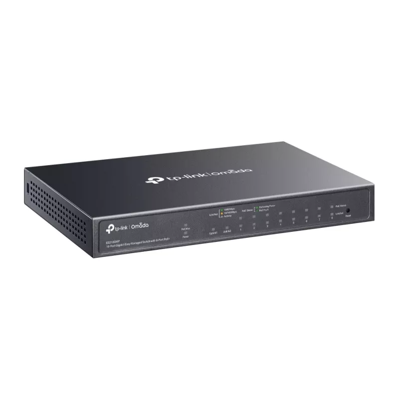 Switch gestito TP-Link Omada ES210GMP 10 porte Gigabit Ethernet PoE
