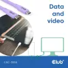 Cavo USB-C CLUB3D CAC-3004 2m viola