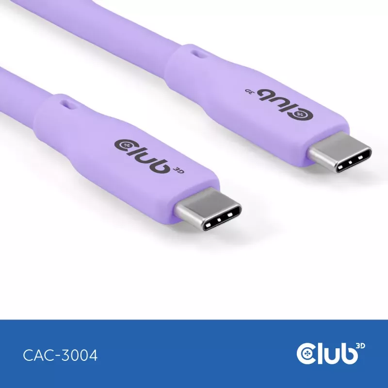 Cavo USB-C CLUB3D CAC-3004 2m viola