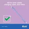 Cavo USB-C CLUB3D CAC-3004 2m viola