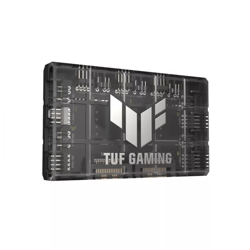 Controller ventole ASUS TUF Gaming ARGB PWM Fan Hub 4 pin nero