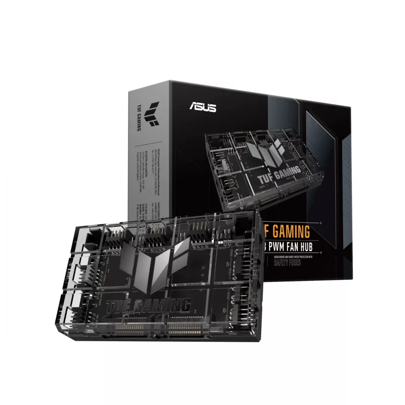 Controller ventole ASUS TUF Gaming ARGB PWM Fan Hub 4 pin nero