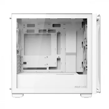 ASUS A23 PLUS TG ARGB WHITE, PC, bianco, micro ATX, Mini-ITX, Multi, 16,5 cm, 38 cm