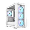 ASUS A23 PLUS TG ARGB WHITE, PC, bianco, micro ATX, Mini-ITX, Multi, 16,5 cm, 38 cm
