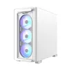 ASUS A23 PLUS TG ARGB WHITE, PC, bianco, micro ATX, Mini-ITX, Multi, 16,5 cm, 38 cm