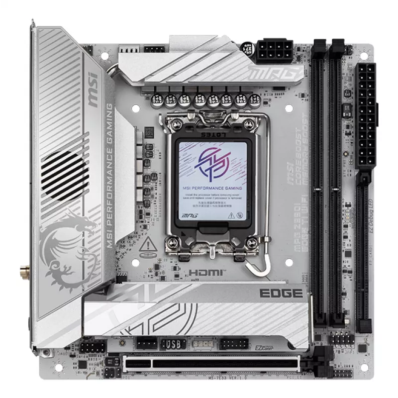 Scheda madre MSI MPG Z890I EDGE TI WIFI Intel Z890 LGA 1851 (Socket V1) Mini-ITX