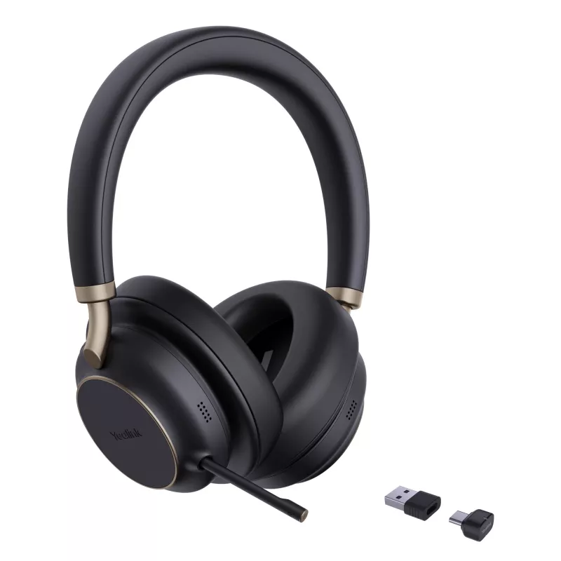 Yealink BH76 Plus Teams Black cuffia USB-C/A