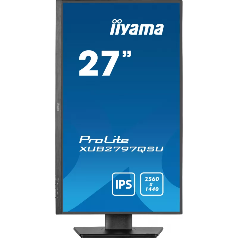 Monitor per computer iiyama ProLite XUB2797QSU-B2 68,6 cm (27 pollici) 2560 x 1440 pixel Quad HD LED nero