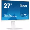 iiyama ProLite XUB2797QSN-W2 monitor QHD IPS da 27 pollici, docking USB-C, bianco