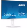 iiyama ProLite XUB2797QSN-W2 monitor QHD IPS da 27 pollici, docking USB-C, bianco