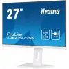 iiyama ProLite XUB2797QSN-W2 monitor QHD IPS da 27 pollici, docking USB-C, bianco