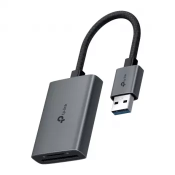 Lettore di schede TP-LINK UA430 USB 3.2 Gen 1 Type-C — MicroSD / SD, grigio