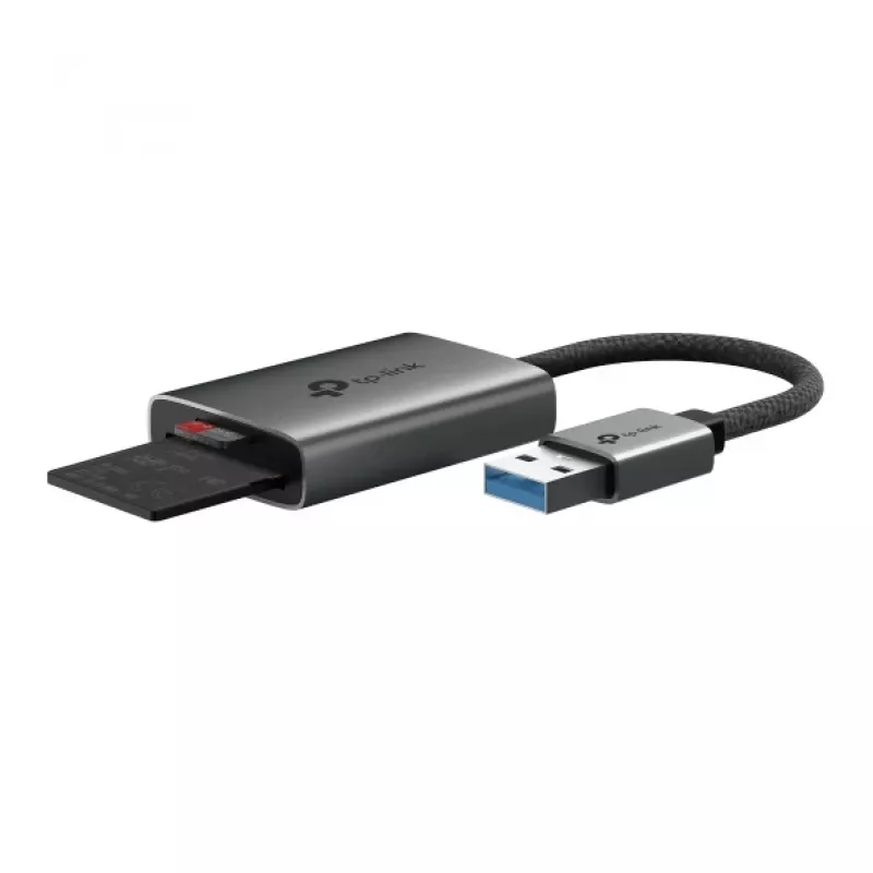 Lettore di schede TP-LINK UA430 USB 3.2 Gen 1 Type-C — MicroSD / SD, grigio