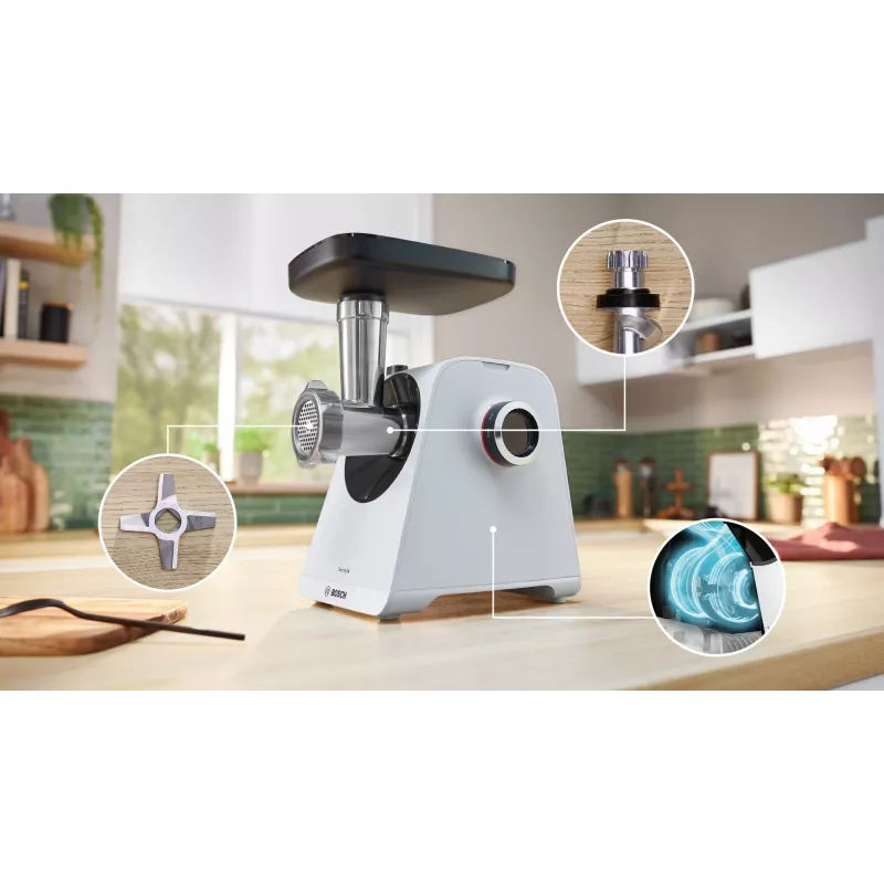 Bosch Serie 4 MultiPower MFWS420W tritacarne, bianco