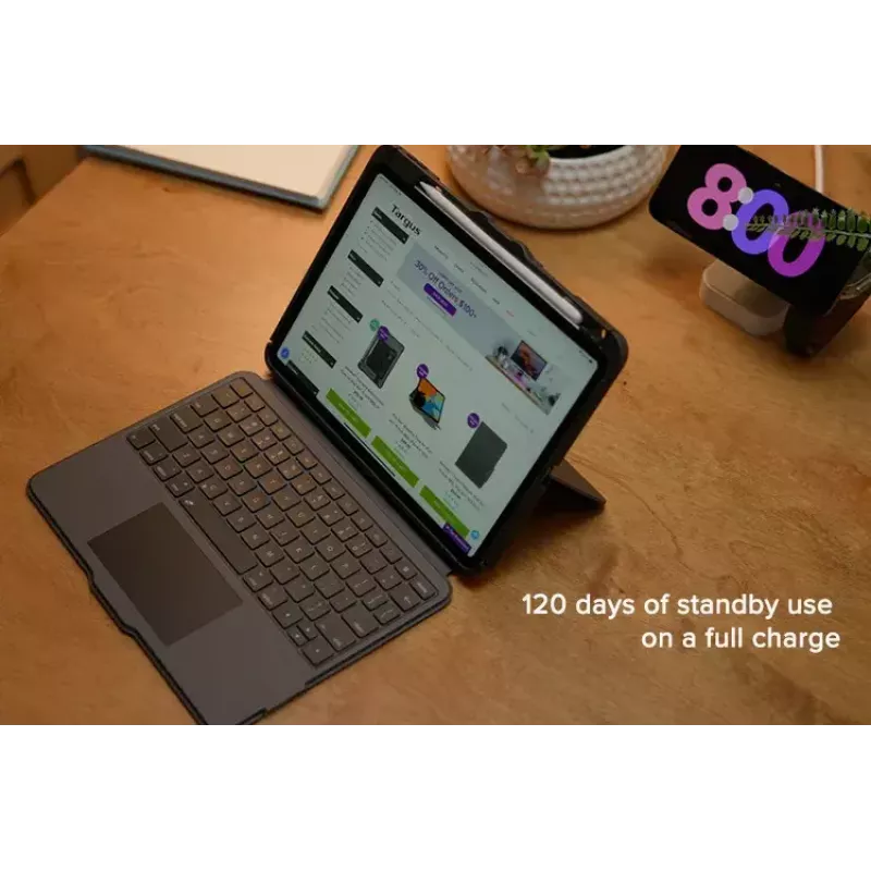 Tastiera Bluetooth Targus VersaVu QWERTY Nordic con trackpad nero