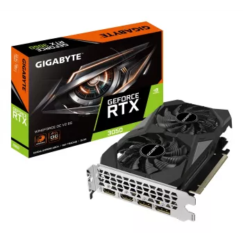 Scheda grafica GIGABYTE GeForce RTX 3050 — 6 GB GDDR6, 2304 core CUDA, PCIe 4.0, 14000 MHz memoria