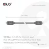 Cavo USB Type-C CLUB3D CAC-1570 1,2m — 80Gbps, 240W, supporta 8K@240Hz, nero