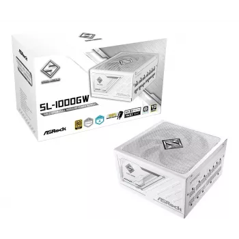 ASROCK alimentatore Steel Legend Sl-1000gw 1000w 80+ Gold White ATX
