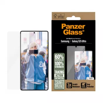 PanzerGlass ® pellicola protettiva Samsung Galaxy S25 Ultra | Ultra-Wide Fit