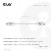 Club3D CAC-1572 cavo certificato USB 80 Gbps, da USB-C a USB-C, 240 W PD, 8K240Hz, 1,2 m, bianco