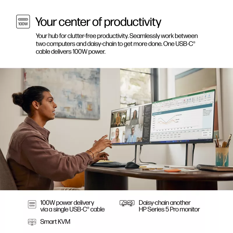 Monitor per conferenze HP Series 5 Pro 27