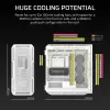 Case PC CORSAIR - 5000T Mid-Tower High-Performance - bianco