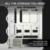 Case PC CORSAIR - 5000T Mid-Tower High-Performance - bianco