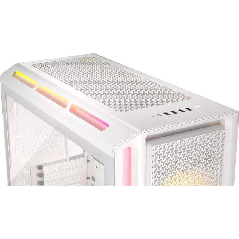 Case PC CORSAIR - 5000T LX RGB Midi-Tower (tempered Glass) bianco