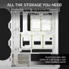 Case PC CORSAIR - 5000T LX RGB Midi-Tower (tempered Glass) bianco