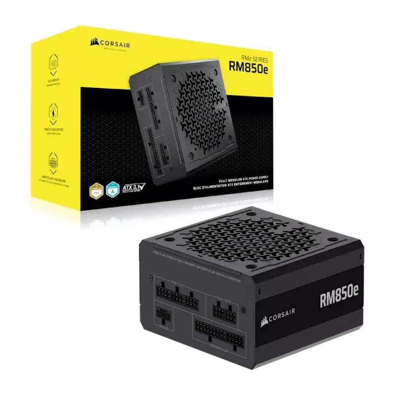 Alimentatore CORSAIR - 850W serie RMe RM850e 24 pin ATX nero