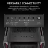 Case PC CORSAIR - Icue Link 5000t Lx RGB Mid-Tower High-Performance