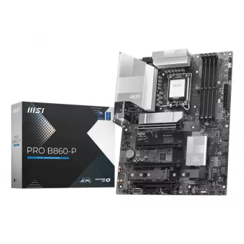 Scheda madre MSI PRO B860-P — Intel B860, LGA 1851, ATX, DDR5, 4 DIMM, 3×M.2, 5Gb LAN, HDMI 2.1