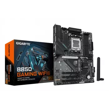 Scheda madre GIGABYTE B850 GAMING WIFI6, chipset AMD B850, socket AM5, ATX, 4 slot DDR5, Wi-Fi 6, 3x M.2, 4x SATA III
