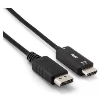 Cavo CLUB3D CAC-1083 DisplayPort 2 m HDMI Type-D (Micro) nero