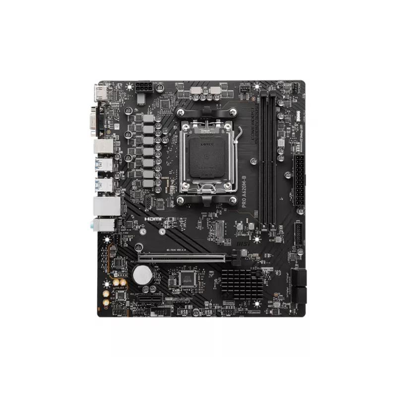 Scheda madre MSI PRO A620M-B, AMD A620, socket AM5, Micro ATX