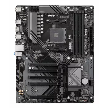 GIGABYTE B550 EAGLE scheda madre - CPU AMD Ryzen 5000 serie G, VRM 10+3+1 fasi, fino a 3200 MHz DDR4, 1xPCIe 4.0 + 1xPCIe 3.0 M.2, LAN 1GbE, USB 3.2 Gen 2