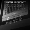 Case PC CORSAIR FRAME 4000D RS Midi Tower — nero, supporto EATX, vetro temperato, USB-C, 3 ventole frontali da 120 mm