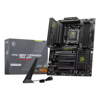 Scheda madre MSI MAG B850 TOMAHAWK MAX WIFI — AMD B850, socket AM5, ATX, DDR5, 4×M.2, Wi-Fi 7, LAN 5Gb, audio 7.1
