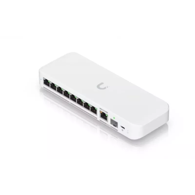 Switch managed UBIQUITI UniFi Flex 2.5G USW-FLEX-2.5G-8 — 8× 2.5G RJ-45, 1× 10G SFP+, L2, 60 Gbit/s