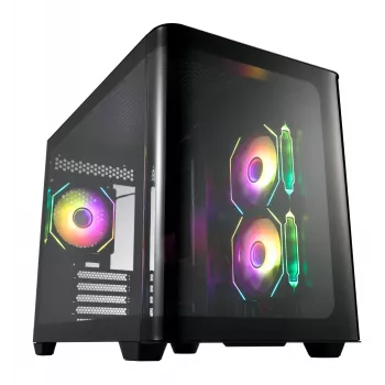 FSP S380-BA case Mini Tower mITX, mATX nero ARGB
