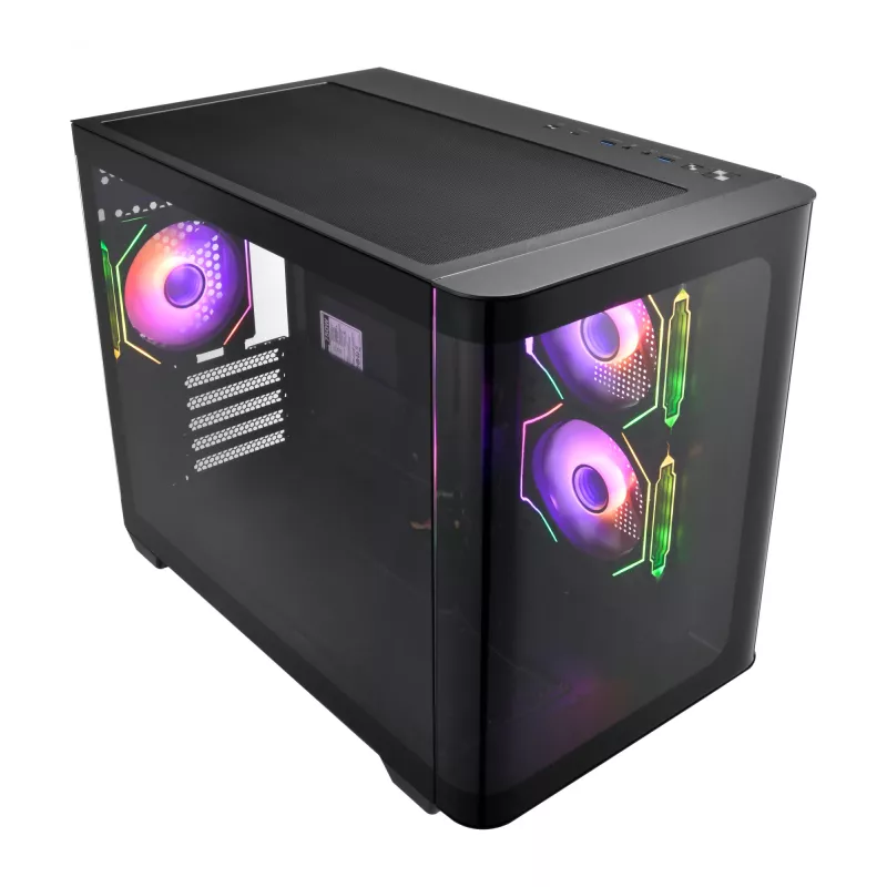 FSP S380-BA case Mini Tower mITX, mATX nero ARGB