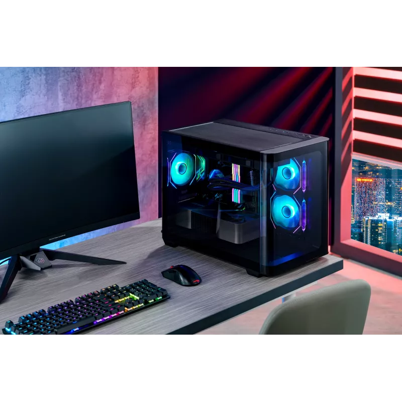 FSP S380-BA case Mini Tower mITX, mATX nero ARGB
