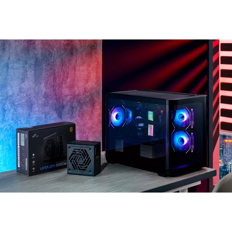 FSP S380-BA case Mini Tower mITX, mATX nero ARGB