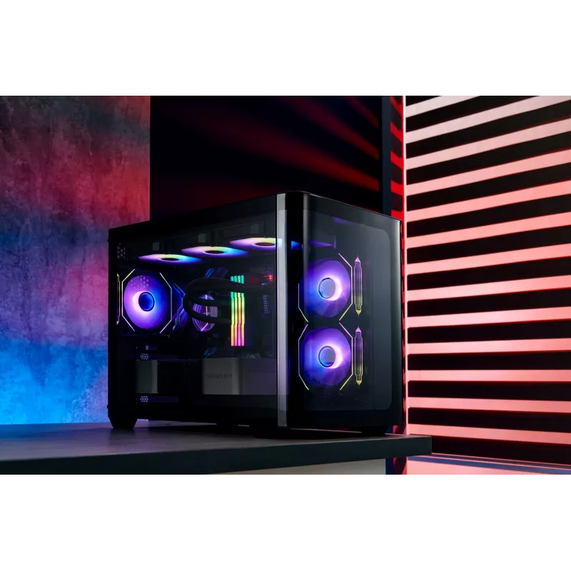 FSP S380-BA case Mini Tower mITX, mATX nero ARGB