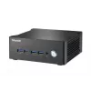 Shuttle Nano PC NA10H7, AMD Ryzen™ 7-8845HS APU, Radeon780M, 2xHDMI, 2xUSB-C 4.0(DP), 2x2.5Gbit LAN, funzionamento continuo 24/7, incl. VESA