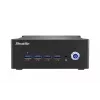 Shuttle Nano PC NA10H7, AMD Ryzen™ 7-8845HS APU, Radeon780M, 2xHDMI, 2xUSB-C 4.0(DP), 2x2.5Gbit LAN, funzionamento continuo 24/7, incl. VESA