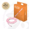Club 3D CAC-3010 cavo con perline da USB-C a USB-C, 2 m, PD 60 W, 480 Mbps, rosa