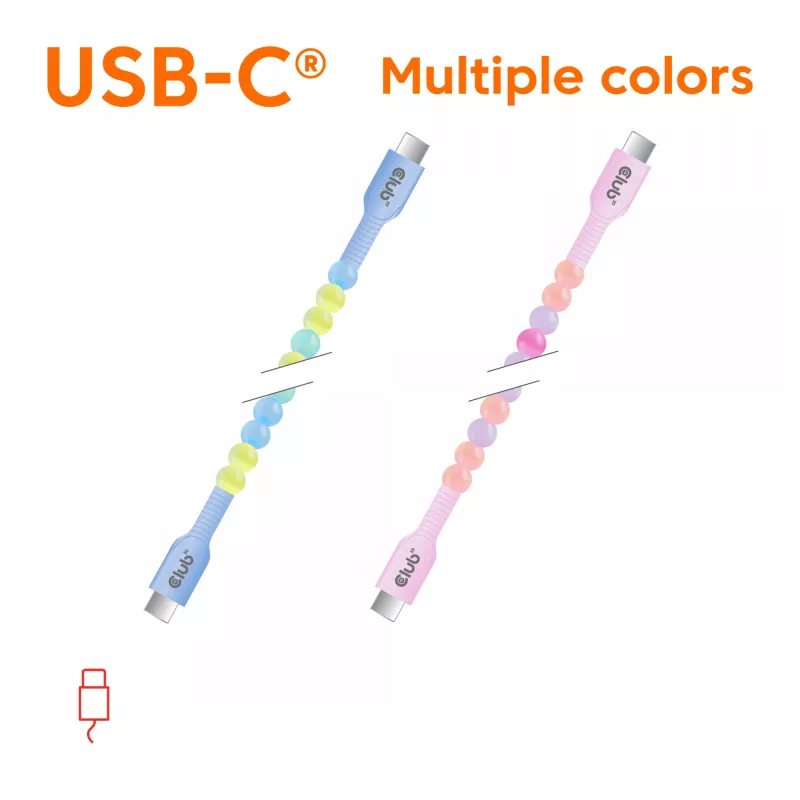 CLUB3D CAC-3011 cavo USB 2 m USB C blu, verde