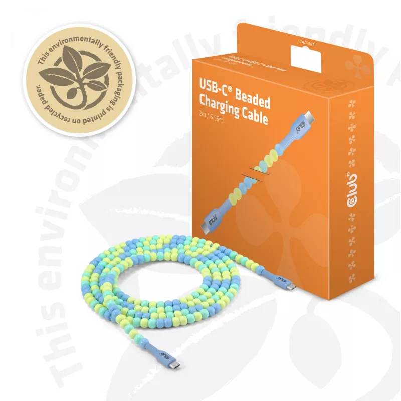 CLUB3D CAC-3011 cavo USB 2 m USB C blu, verde