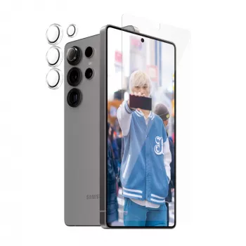 PanzerGlass ® pacchetto protezione 2-in-1 per Samsung Galaxy S25 Ultra